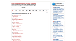 Desktop Screenshot of dictionnaire-juridique.jurimodel.com